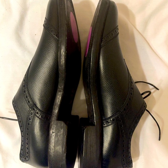 Burberry Black Leather Men's Dress Shoes NWOT - Picture 10 of 16